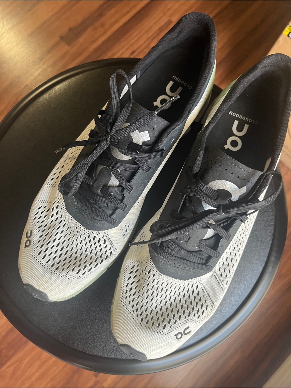 On Running Cloudflow Running Shoes - Black and White